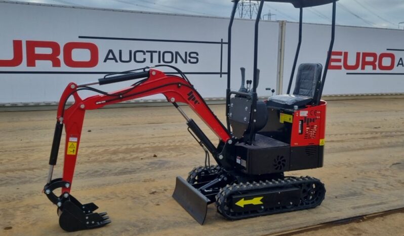 Unused 2024 JPC HT12 Micro Excavators For Auction: Leeds – 5th, 6th, 7th & 8th March 2025 @ 8:00am