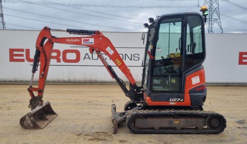 2015 Kubota U27-4 Mini Excavators For Auction: Leeds – 5th, 6th, 7th & 8th March 2025 @ 8:00am full