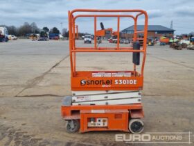 2018 Snorkel S3010E Manlifts For Auction: Leeds – 5th, 6th, 7th & 8th March 2025 @ 8:00am full