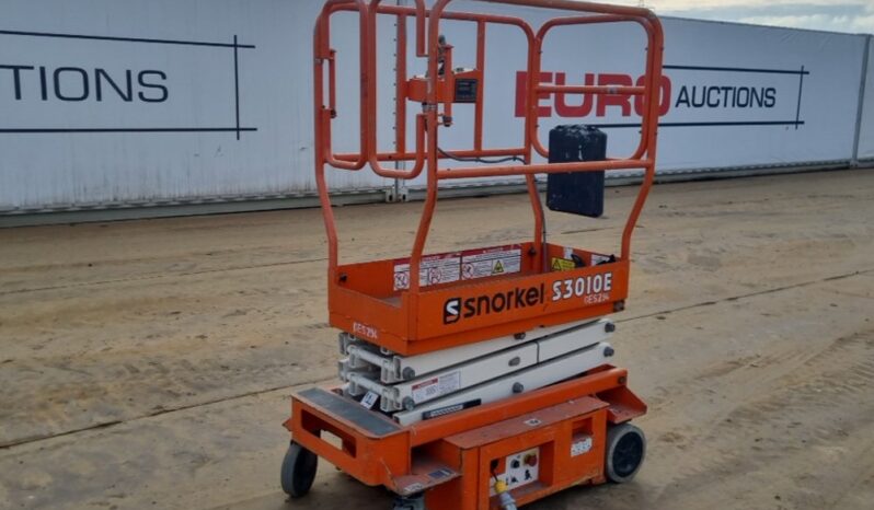 2019 Snorkel S3010E Manlifts For Auction: Leeds – 5th, 6th, 7th & 8th March 2025 @ 8:00am