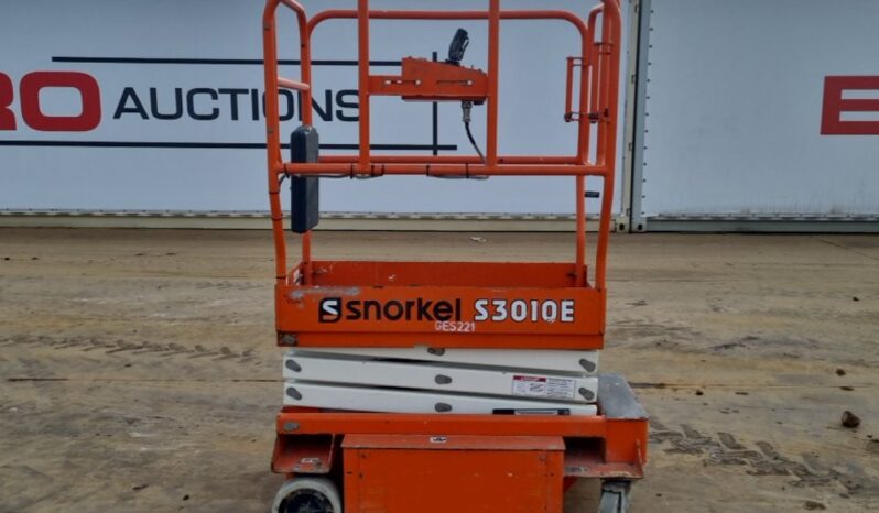 2018 Snorkel S3010E Manlifts For Auction: Leeds – 5th, 6th, 7th & 8th March 2025 @ 8:00am full