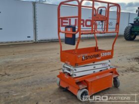 2018 Snorkel S3010E Manlifts For Auction: Leeds – 5th, 6th, 7th & 8th March 2025 @ 8:00am