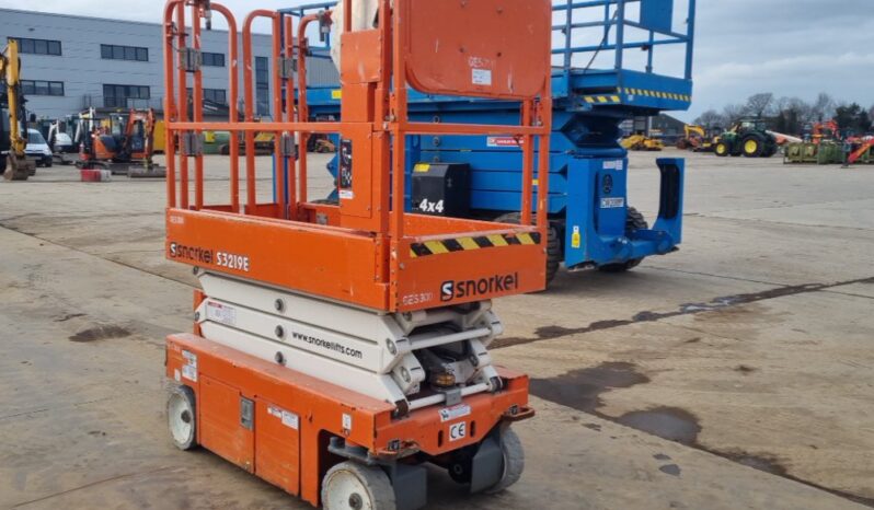 2019 Snorkel S3219E Manlifts For Auction: Leeds – 5th, 6th, 7th & 8th March 2025 @ 8:00am full