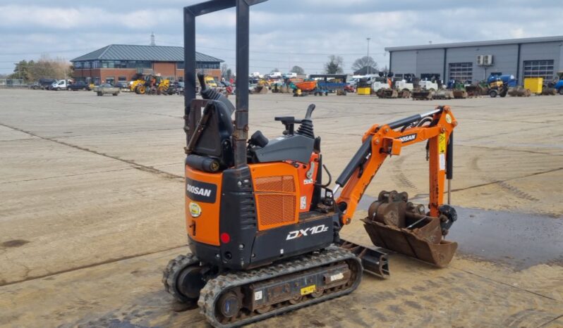 2022 Doosan DX10Z Mini Excavators For Auction: Leeds – 5th, 6th, 7th & 8th March 2025 @ 8:00am full