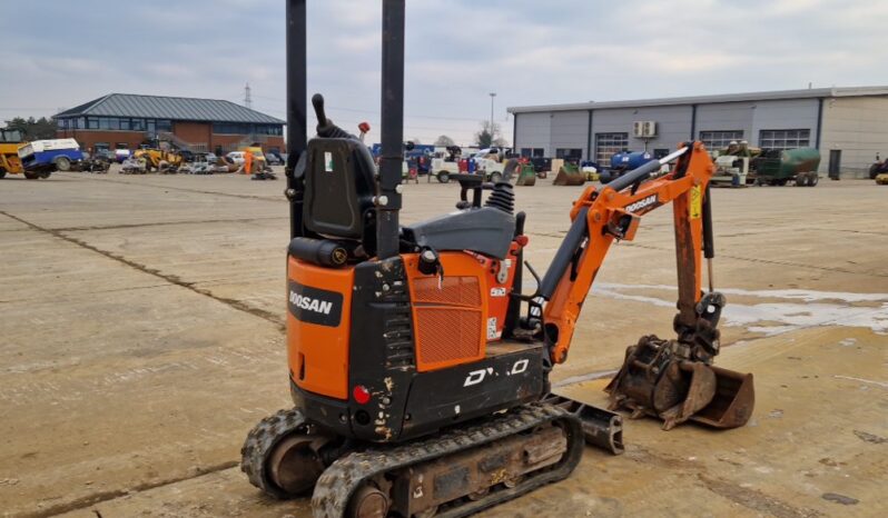 2020 Doosan DX10Z Mini Excavators For Auction: Leeds – 5th, 6th, 7th & 8th March 2025 @ 8:00am full