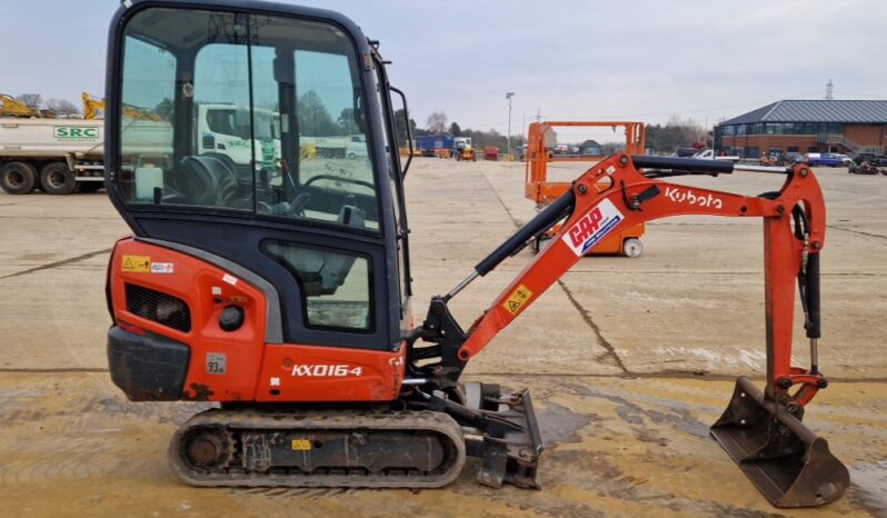 2016 Kubota KX016-4 Mini Excavators For Auction: Leeds – 5th, 6th, 7th & 8th March 2025 @ 8:00am full