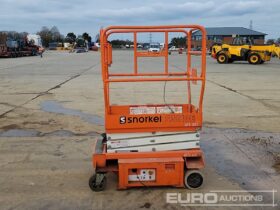 2018 Snorkel S3010E Manlifts For Auction: Leeds – 5th, 6th, 7th & 8th March 2025 @ 8:00am full