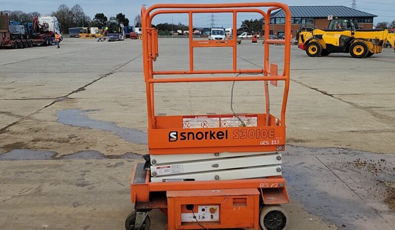 2018 Snorkel S3010E Manlifts For Auction: Leeds – 5th, 6th, 7th & 8th March 2025 @ 8:00am full