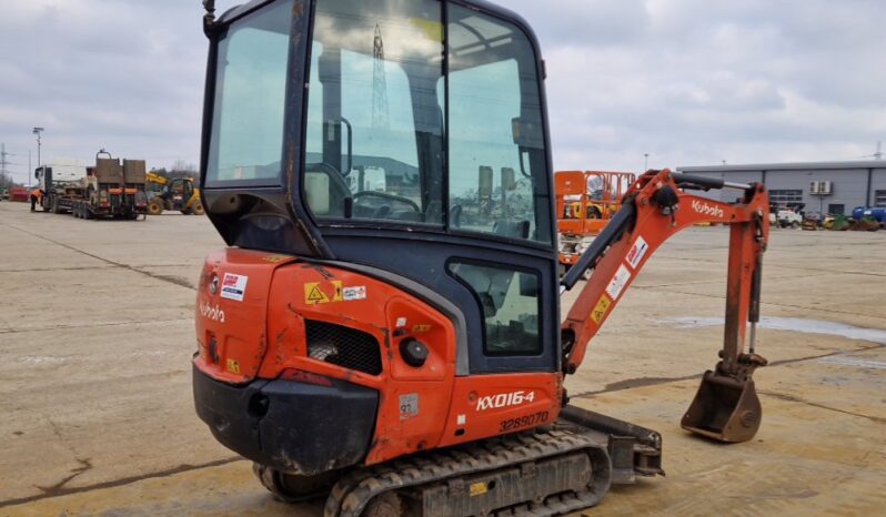 2016 Kubota KX016-4 Mini Excavators For Auction: Leeds – 5th, 6th, 7th & 8th March 2025 @ 8:00am full