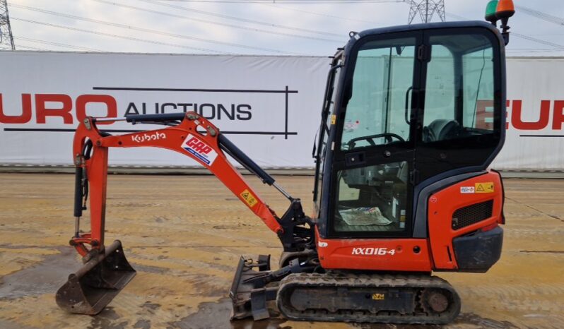 2016 Kubota KX016-4 Mini Excavators For Auction: Leeds – 5th, 6th, 7th & 8th March 2025 @ 8:00am full