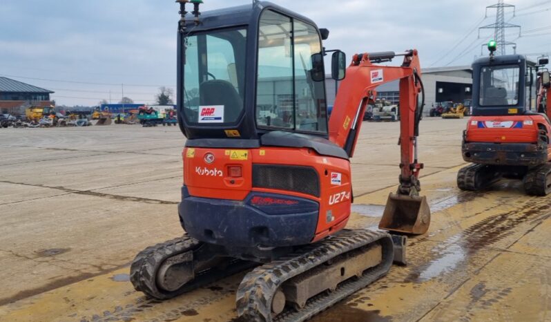 2016 Kubota U27-4 Mini Excavators For Auction: Leeds – 5th, 6th, 7th & 8th March 2025 @ 8:00am full