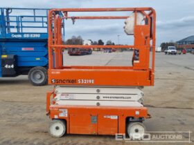 2019 Snorkel S3219E Manlifts For Auction: Leeds – 5th, 6th, 7th & 8th March 2025 @ 8:00am full