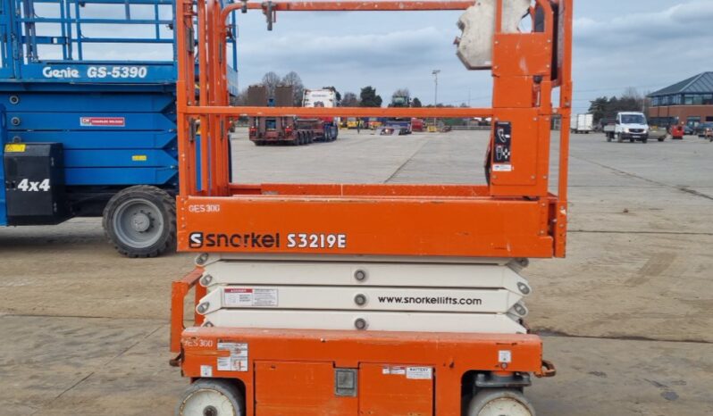 2019 Snorkel S3219E Manlifts For Auction: Leeds – 5th, 6th, 7th & 8th March 2025 @ 8:00am full