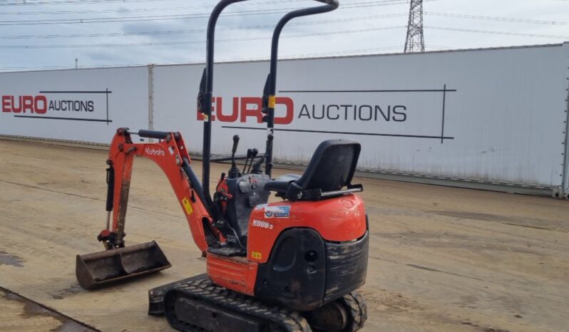 2016 Kubota KX008-3 Micro Excavators For Auction: Leeds – 5th, 6th, 7th & 8th March 2025 @ 8:00am full