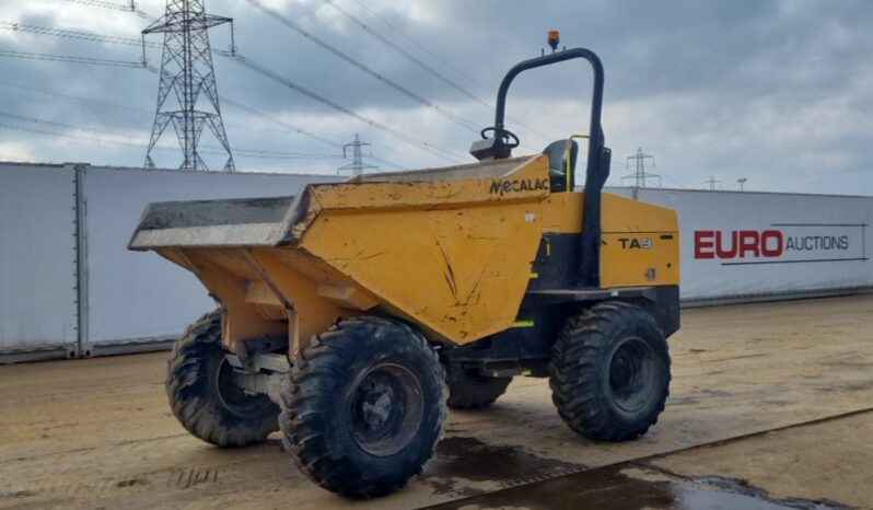 2018 Mecalac TA9 Site Dumpers For Auction: Leeds – 5th, 6th, 7th & 8th March 2025 @ 8:00am