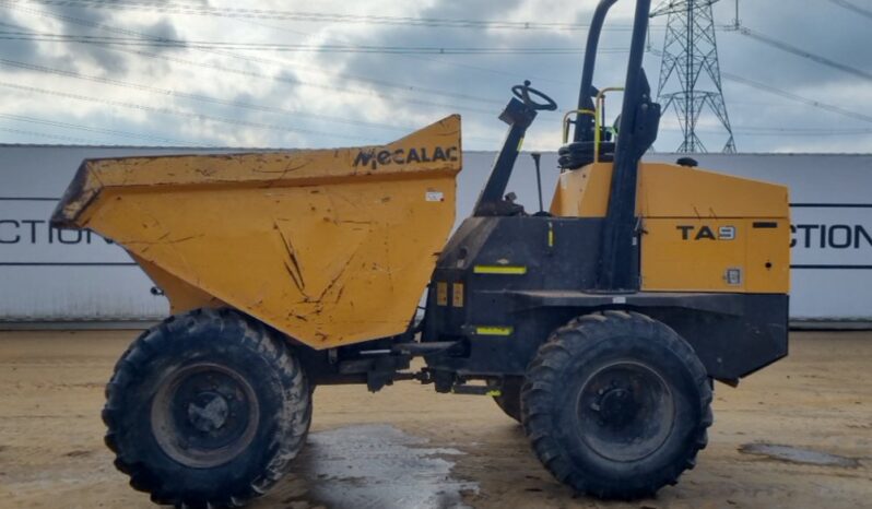 2018 Mecalac TA9 Site Dumpers For Auction: Leeds – 5th, 6th, 7th & 8th March 2025 @ 8:00am full