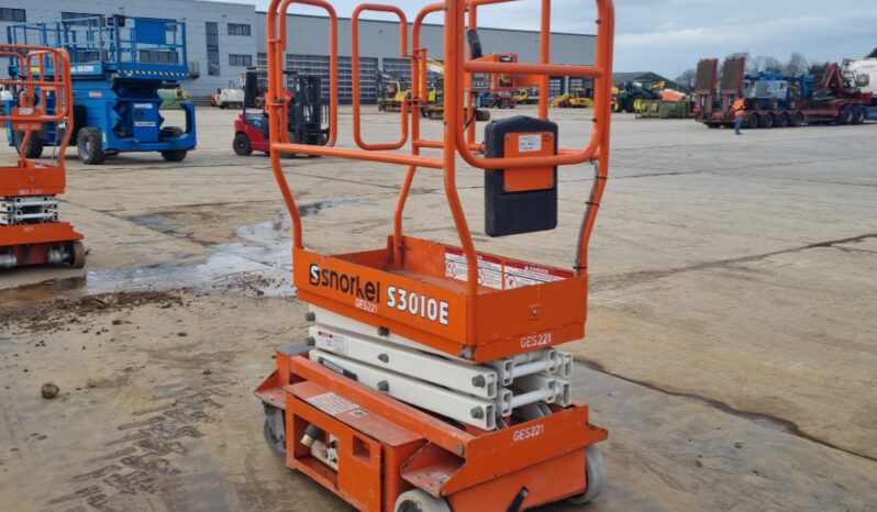 2018 Snorkel S3010E Manlifts For Auction: Leeds – 5th, 6th, 7th & 8th March 2025 @ 8:00am full