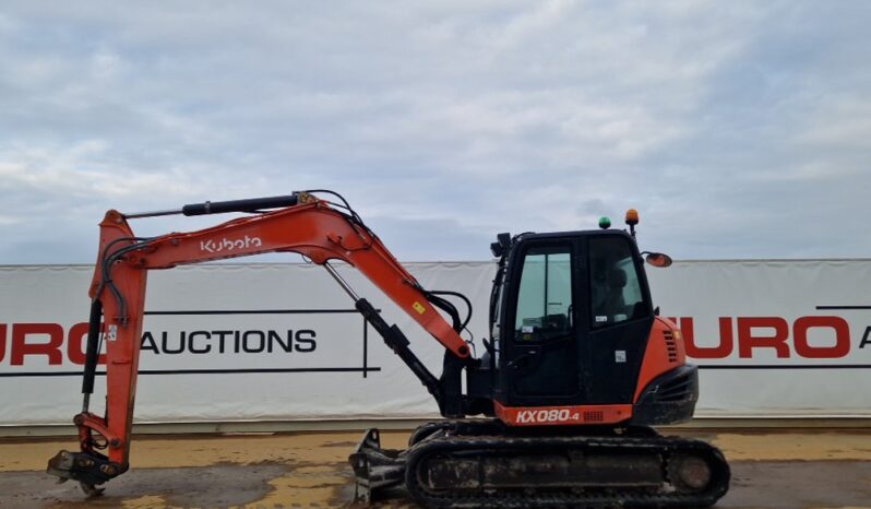 2015 Kubota KX080-4 6 Ton+ Excavators For Auction: Dromore – 21st & 22nd February 2025 @ 9:00am For Auction on 2025-02-22 full