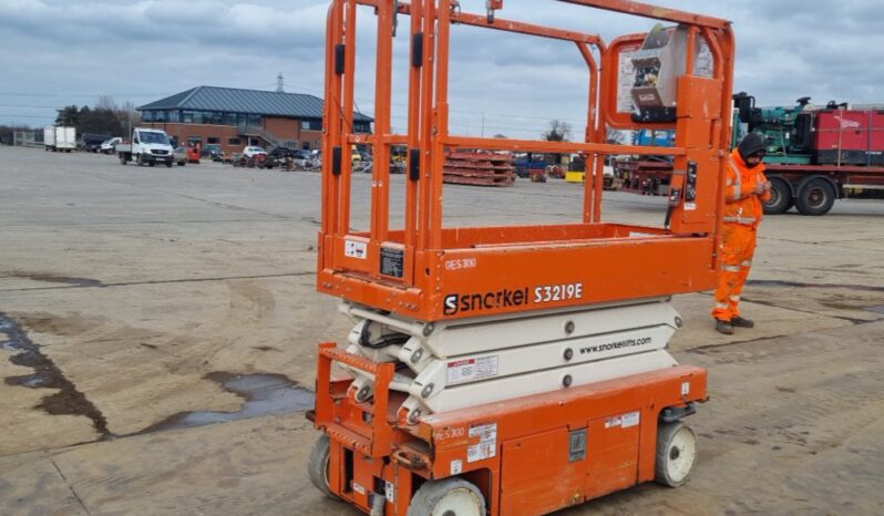 2019 Snorkel S3219E Manlifts For Auction: Leeds – 5th, 6th, 7th & 8th March 2025 @ 8:00am full