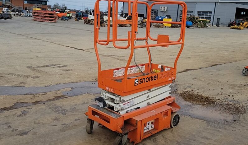 2018 Snorkel S3010E Manlifts For Auction: Leeds – 5th, 6th, 7th & 8th March 2025 @ 8:00am full