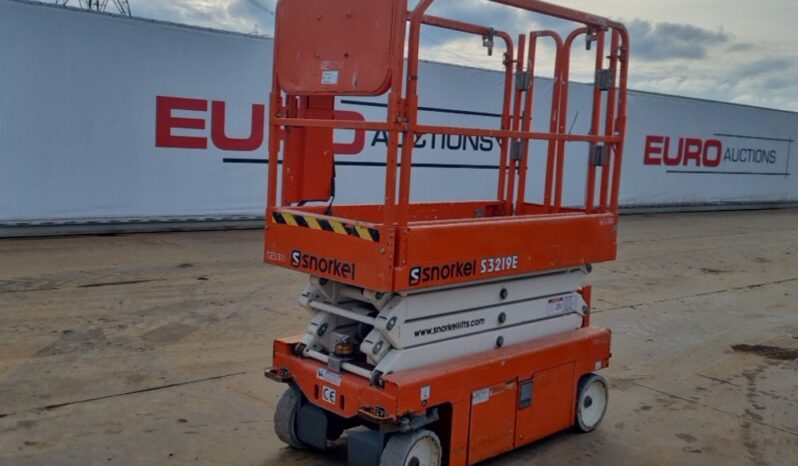 2019 Snorkel S3219E Manlifts For Auction: Leeds – 5th, 6th, 7th & 8th March 2025 @ 8:00am