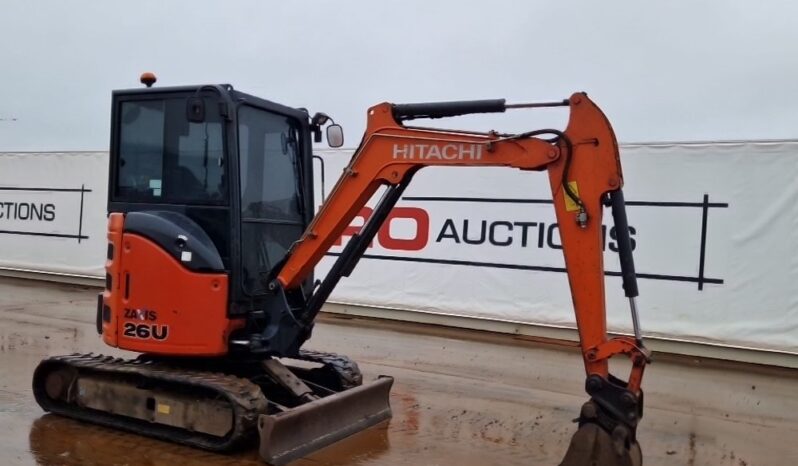 2016 Hitachi ZX26U-5A CR Mini Excavators For Auction: Dromore – 21st & 22nd February 2025 @ 9:00am For Auction on 2025-02-22 full