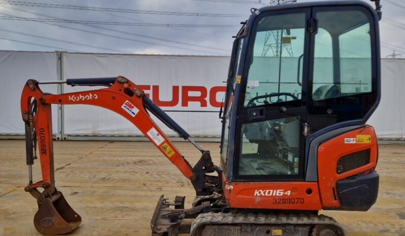 2016 Kubota KX016-4 Mini Excavators For Auction: Leeds – 5th, 6th, 7th & 8th March 2025 @ 8:00am full