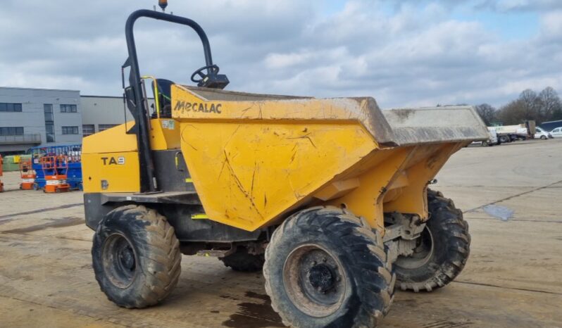 2018 Mecalac TA9 Site Dumpers For Auction: Leeds – 5th, 6th, 7th & 8th March 2025 @ 8:00am full