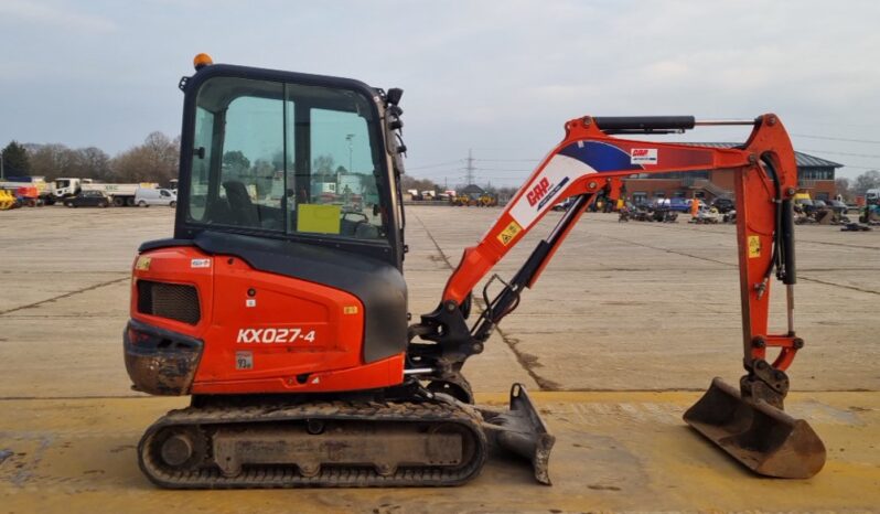 2018 Kubota KX027-4 Mini Excavators For Auction: Leeds – 5th, 6th, 7th & 8th March 2025 @ 8:00am full