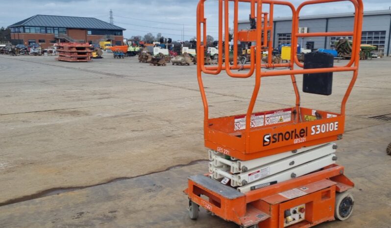 2018 Snorkel S3010E Manlifts For Auction: Leeds – 5th, 6th, 7th & 8th March 2025 @ 8:00am full