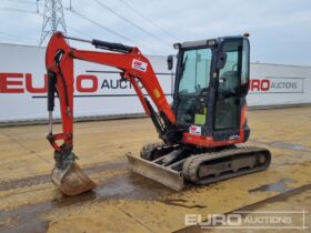 2016 Kubota U27-4 Mini Excavators For Auction: Leeds – 5th, 6th, 7th & 8th March 2025 @ 8:00am