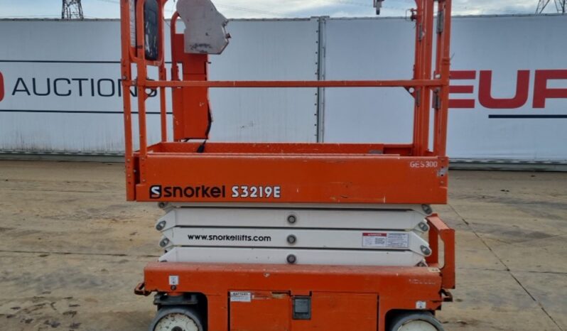 2019 Snorkel S3219E Manlifts For Auction: Leeds – 5th, 6th, 7th & 8th March 2025 @ 8:00am full