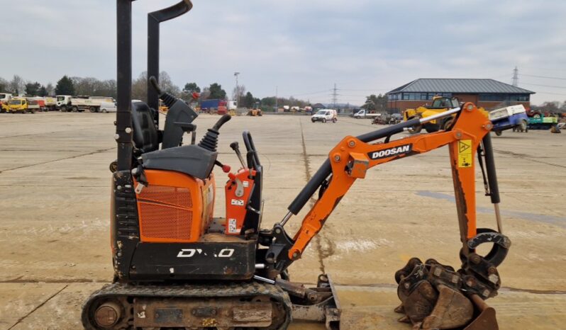 2020 Doosan DX10Z Mini Excavators For Auction: Leeds – 5th, 6th, 7th & 8th March 2025 @ 8:00am full