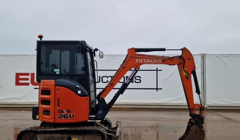 2016 Hitachi ZX26U-5A CR Mini Excavators For Auction: Dromore – 21st & 22nd February 2025 @ 9:00am For Auction on 2025-02-22 full