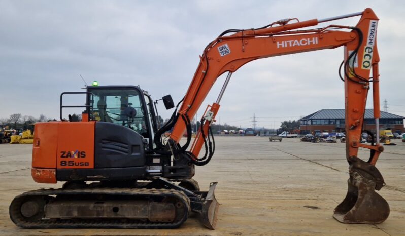 2019 Hitachi ZX85USB-5A 6 Ton+ Excavators For Auction: Leeds – 5th, 6th, 7th & 8th March 2025 @ 8:00am full