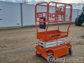 2018 Snorkel S3010E Manlifts For Auction: Leeds – 5th, 6th, 7th & 8th March 2025 @ 8:00am full