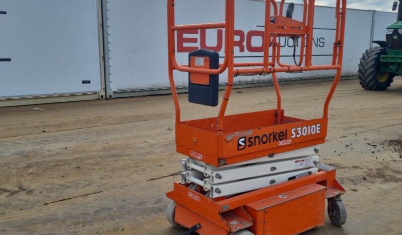 2018 Snorkel S3010E Manlifts For Auction: Leeds – 5th, 6th, 7th & 8th March 2025 @ 8:00am full