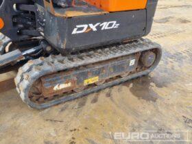 2022 Doosan DX10Z Mini Excavators For Auction: Leeds – 5th, 6th, 7th & 8th March 2025 @ 8:00am full