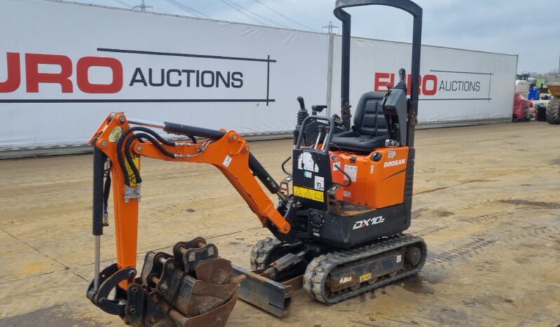 2022 Doosan DX10Z Mini Excavators For Auction: Leeds – 5th, 6th, 7th & 8th March 2025 @ 8:00am