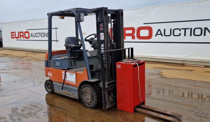 Toyota 7FBM26 Forklifts For Auction: Dromore – 21st & 22nd February 2025 @ 9:00am For Auction on 2025-02-22 full