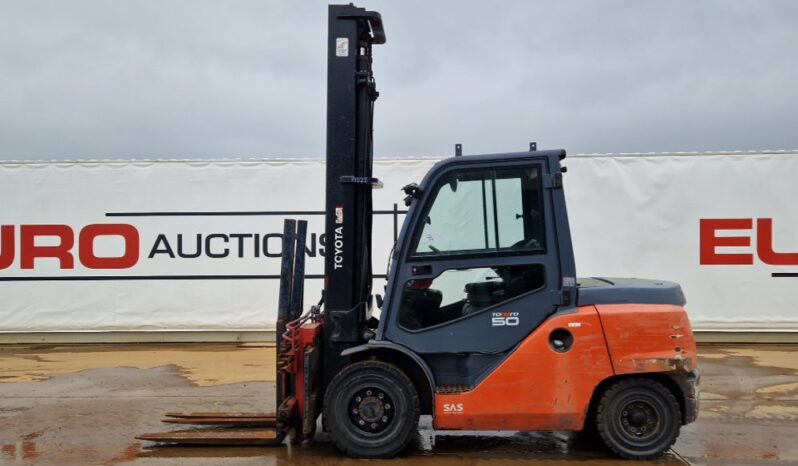 Toyota 40-8FD50N Forklifts For Auction: Dromore – 21st & 22nd February 2025 @ 9:00am For Auction on 2025-02-22 full