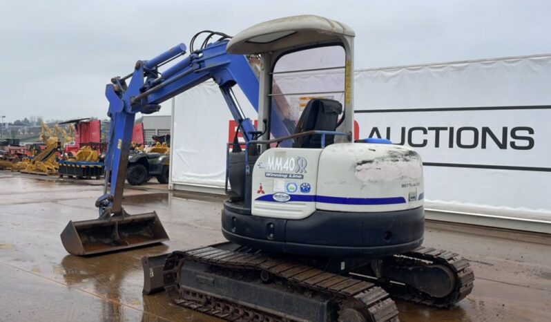 Mitsubishi MM40SR-3 Mini Excavators For Auction: Dromore – 21st & 22nd February 2025 @ 9:00am For Auction on 2025-02-22 full