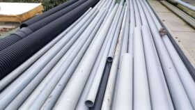 Bag of 100mm Ducting/ Pipework. No VAT On Hammer For Auction on 2025-02-20 For Auction on 2025-02-20