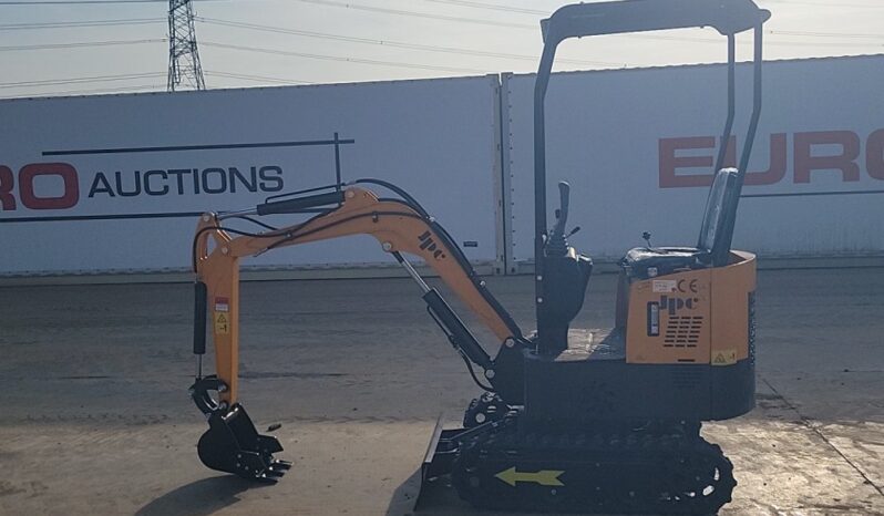 Unused 2024 JPC HT12 Micro Excavators For Auction: Leeds – 5th, 6th, 7th & 8th March 2025 @ 8:00am full