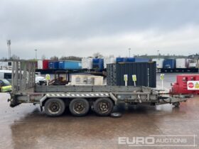 Nugent 3500Kg Tri Axle Plant Trailer, Ramp Plant Trailers For Auction: Dromore – 21st & 22nd February 2025 @ 9:00am For Auction on 2025-02-21 full