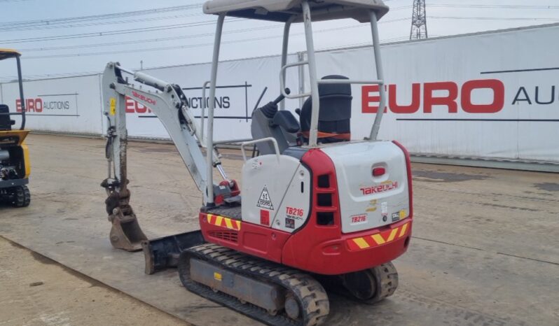 2021 Takeuchi TB216 Mini Excavators For Auction: Leeds – 5th, 6th, 7th & 8th March 2025 @ 8:00am full