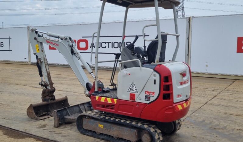 2021 Takeuchi TB216 Mini Excavators For Auction: Leeds – 5th, 6th, 7th & 8th March 2025 @ 8:00am full