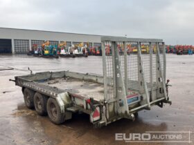 Nugent 3500Kg Tri Axle Plant Trailer, Ramp Plant Trailers For Auction: Dromore – 21st & 22nd February 2025 @ 9:00am For Auction on 2025-02-21 full