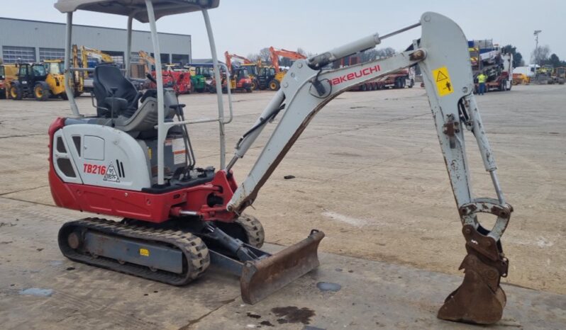 2021 Takeuchi TB216 Mini Excavators For Auction: Leeds – 5th, 6th, 7th & 8th March 2025 @ 8:00am full