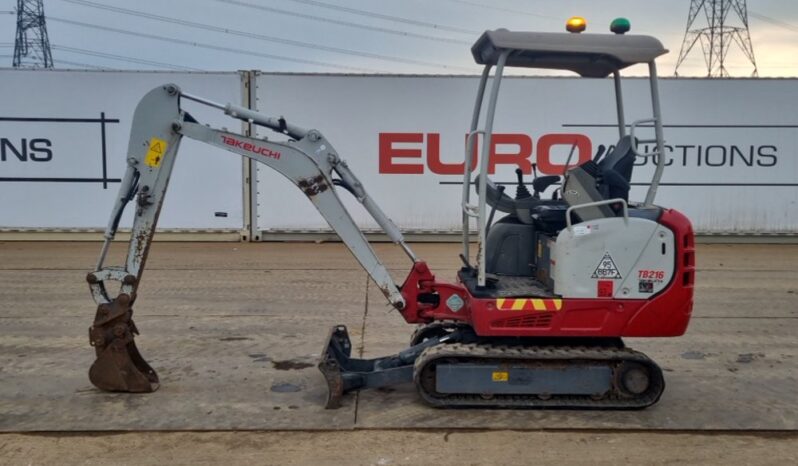 2021 Takeuchi TB216 Mini Excavators For Auction: Leeds – 5th, 6th, 7th & 8th March 2025 @ 8:00am full